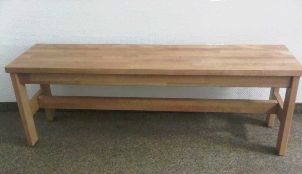 Sitzbank aus Buchenholz